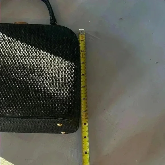 VINTAGE MORRIS MOSKOWITZ DESIGNER WOVEN HANDBAG - Picture 4 of 9